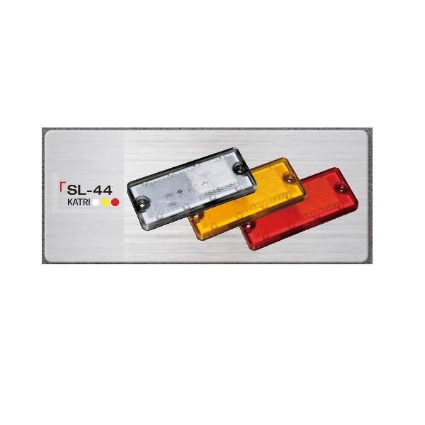 대성부품 LED 끝단표시등 12V 24V SL-44 측면등 인증 검사 사이드램프 사이드등 차폭등 화물차 대형트럭 탑차 윙바디 특장차 검사인증 SL44 반사기 반사판 옆면등 마커램프 15,000원