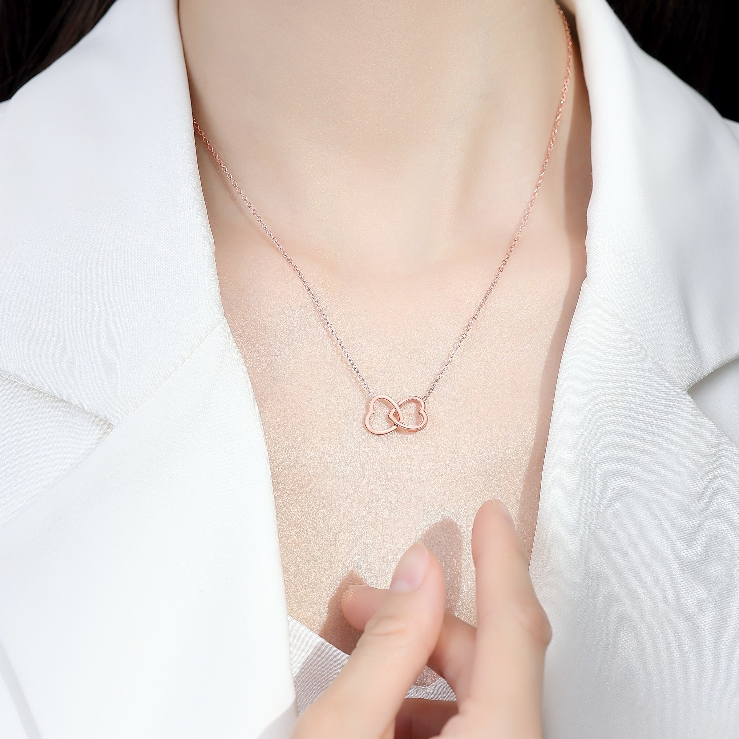 14K/18K 여자 하트목걸이 여성목걸이 1주년 프로포즈 생일 기념일 선물용 팬던트 금 목걸이+쇼핑백 218,800원