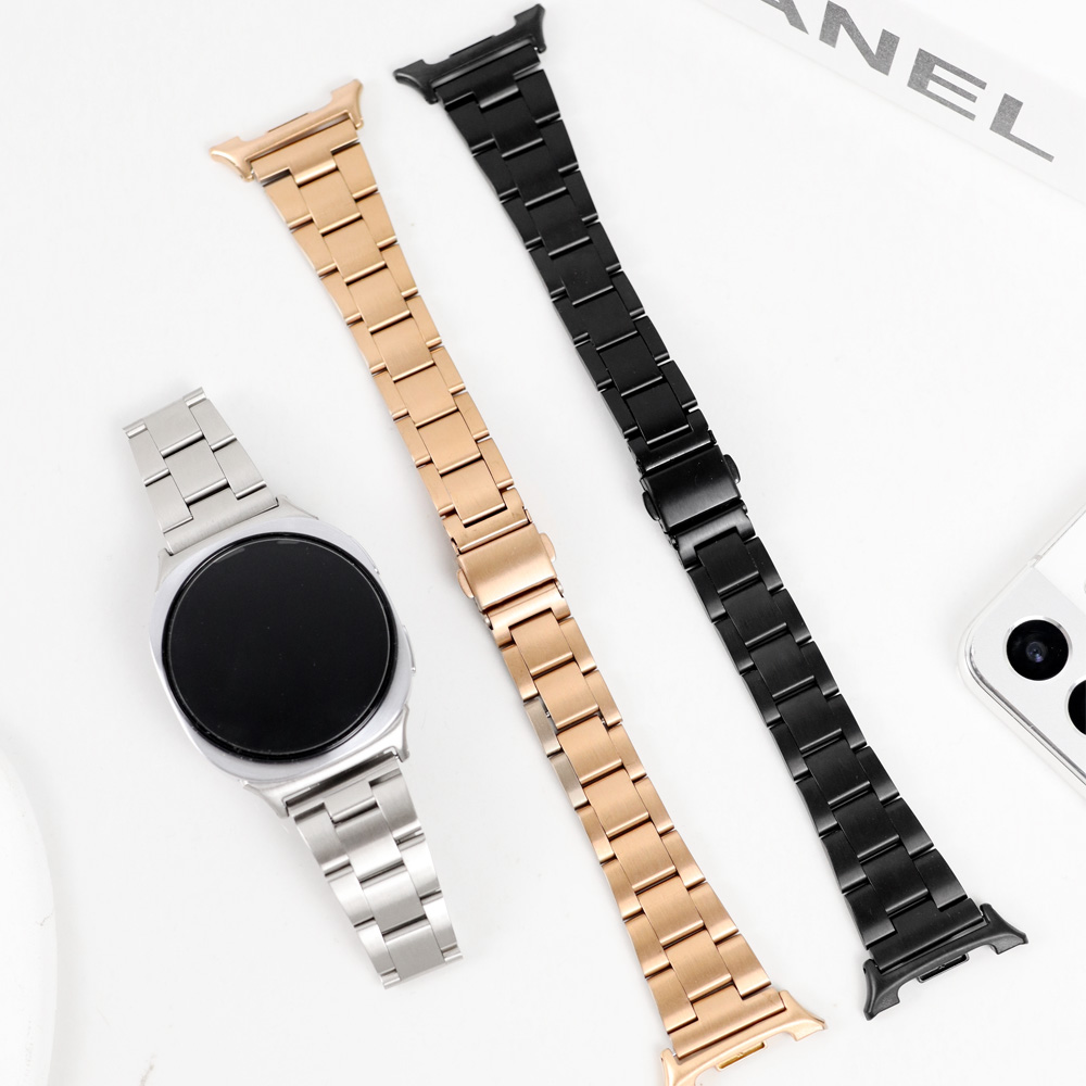 오르몽트 갤럭시워치8 7 6 5 4 3 호환 베이직 슬림 3선 메탈 스트랩 프로 클래식 액티브2 20mm 밴드 시계줄 줄질, 실버 19,300원