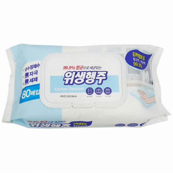 태광 위생행주 99.9%항균 80매 20*16cm 1박스 20개입 25,360원
