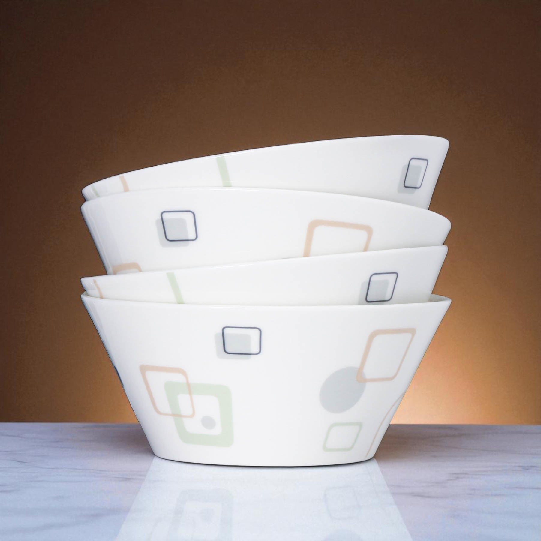 어바웃리빙 블로우 본차이나 면기 라면기 우동기, 면기, 4개 44,000원