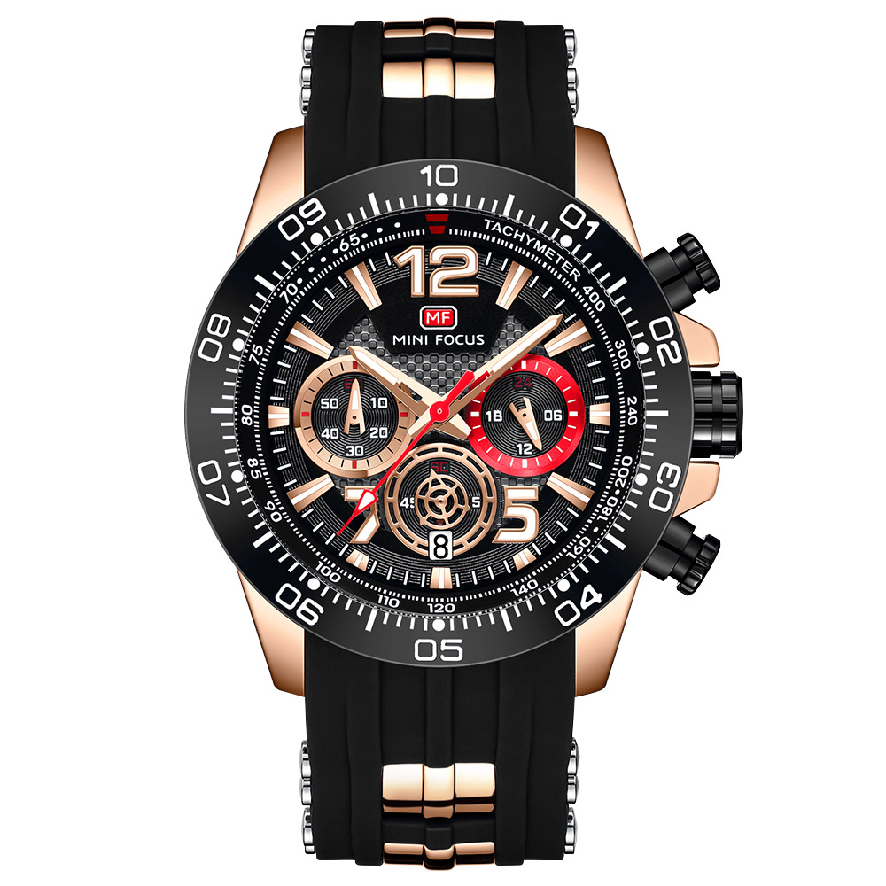 미니포커스 크로노 실리콘밴드 남성시계 MF0290G04 55,000원