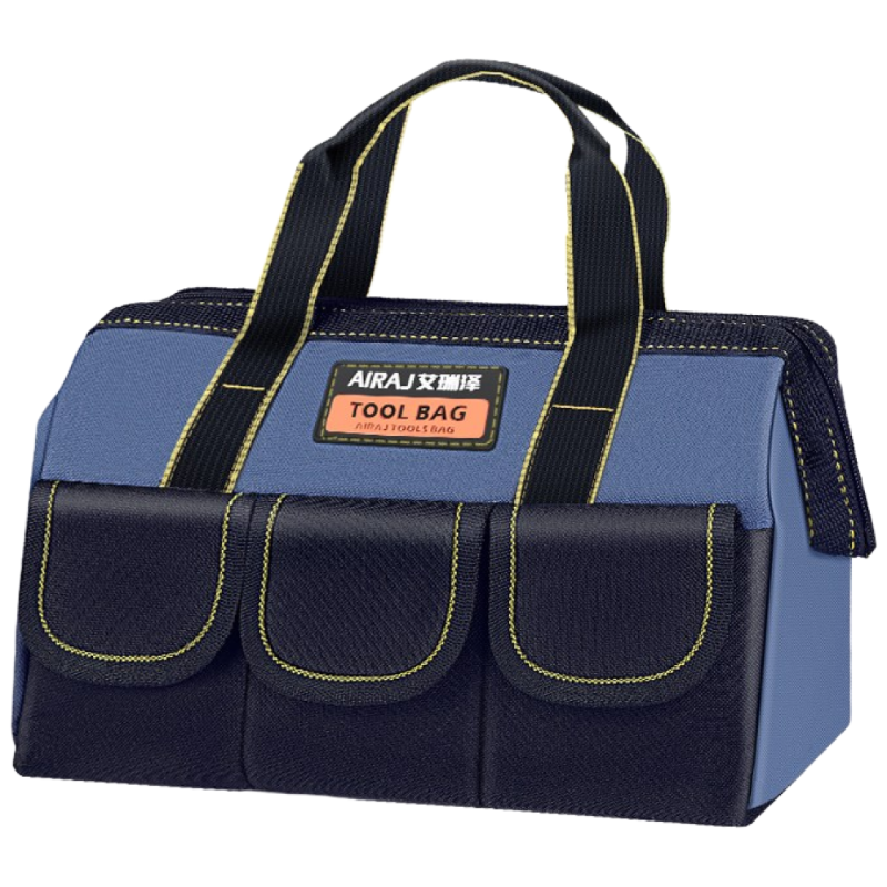 AIRAJ 공구 수납 가방,새해 신제품 대폭 할인,대용량 다중 포켓 디자인, 13/14/16인치 규격, 방수.방유 기능, 내마모성 강화형 산업/DIY/수리 전용., 1개 11,980원