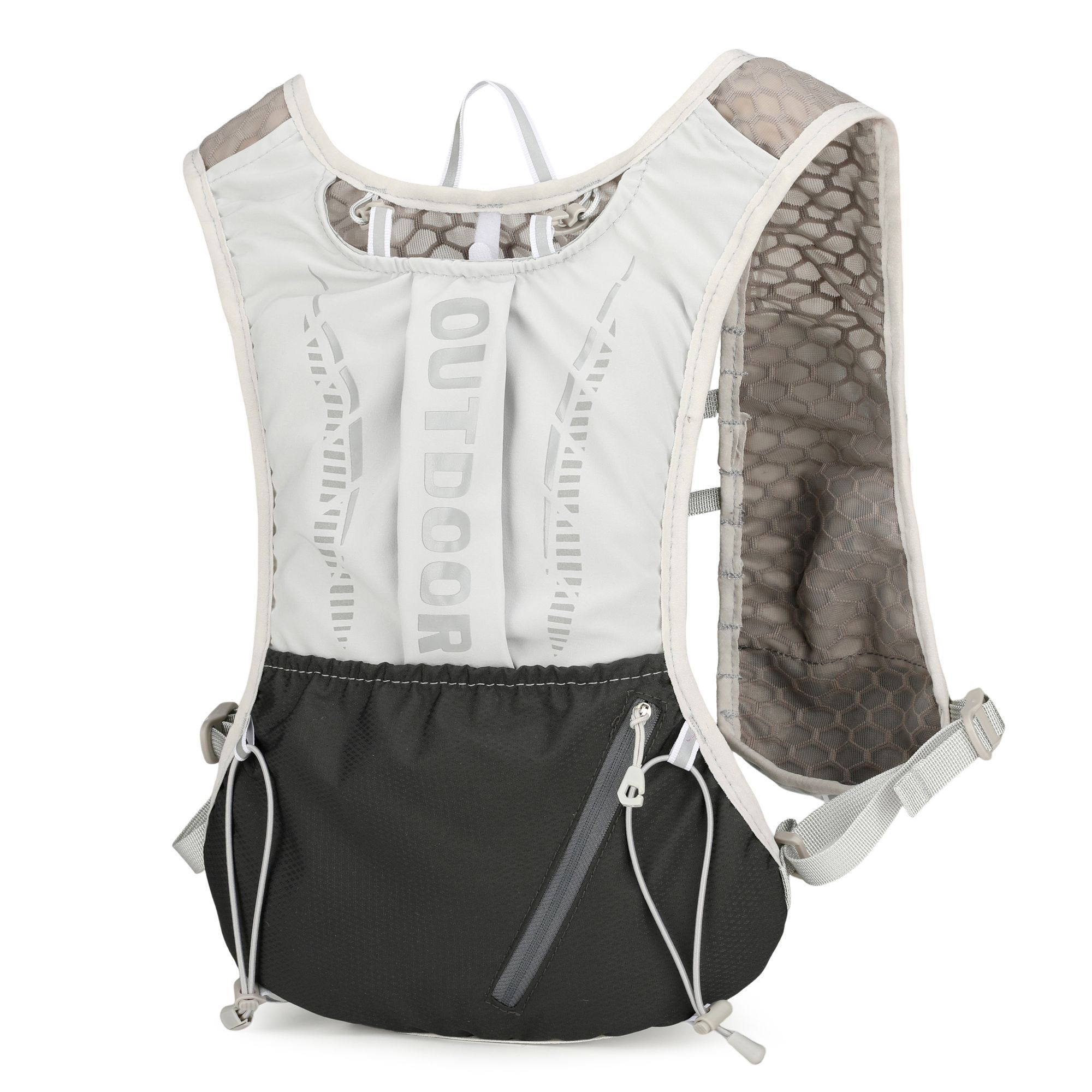 러닝백 초경량 트레일러닝 조끼 베스트 등산가방150g, 그레이 14,500원