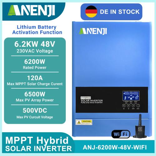 하이브리드 태양광 인버터 순수 사인 오프온 그리드 컨트롤러 MPPT PV 500V 지지대 통신 11KW 48V 230V 4KW 24V, 현재가 735,530원