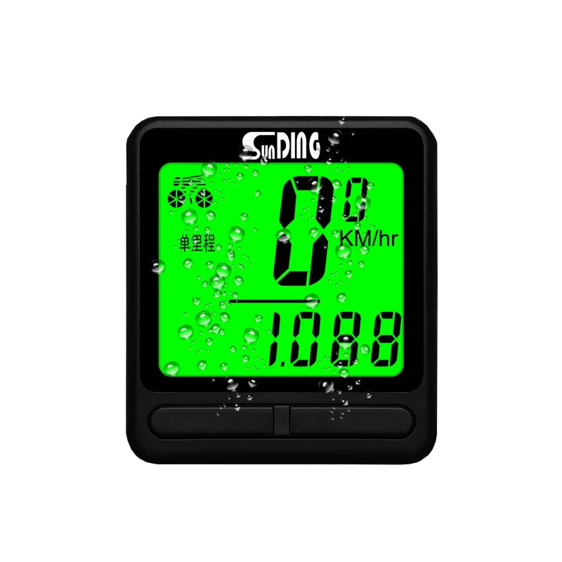 1PC 방수 무선 자전거 컴퓨터 /영어 녹색 백라이트 주행 거리계 MTB 도로 사이클링 코드 테이블 52,900원