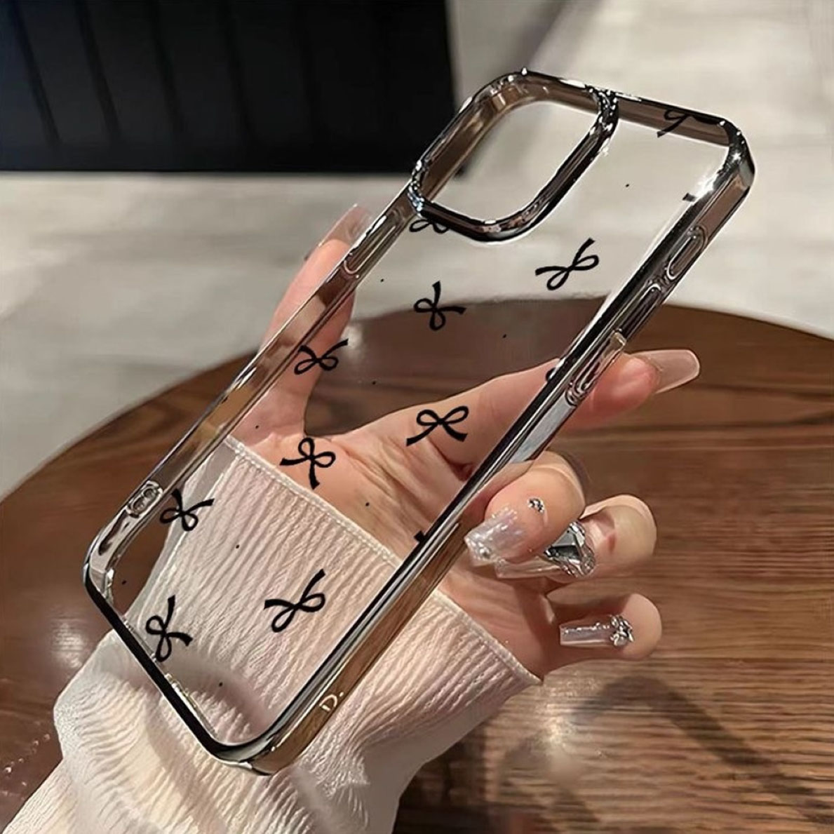 아이폰 16 15 14 13 프로 맥스 플러스 프레스 리본 투명케이스 BB 9,800원