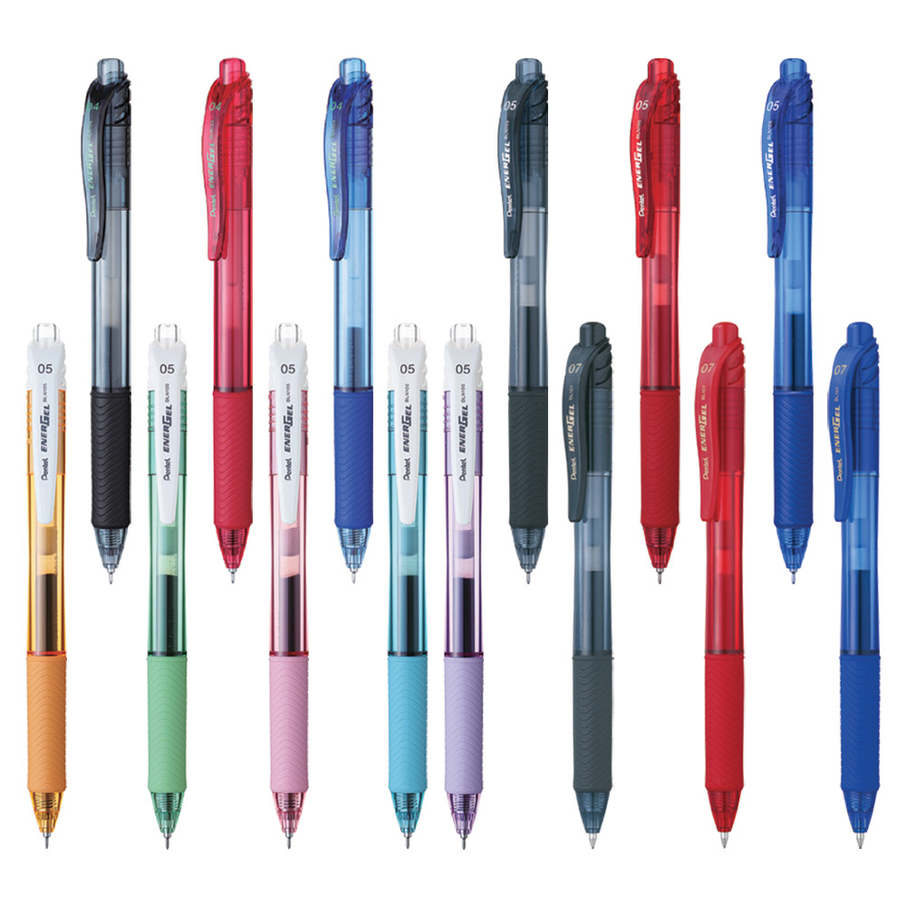 펜텔 에너겔X 중성펜 볼펜 0.4 0.5 0.7mm 모음, BLN104-C/블루 0.4mm 1,430원