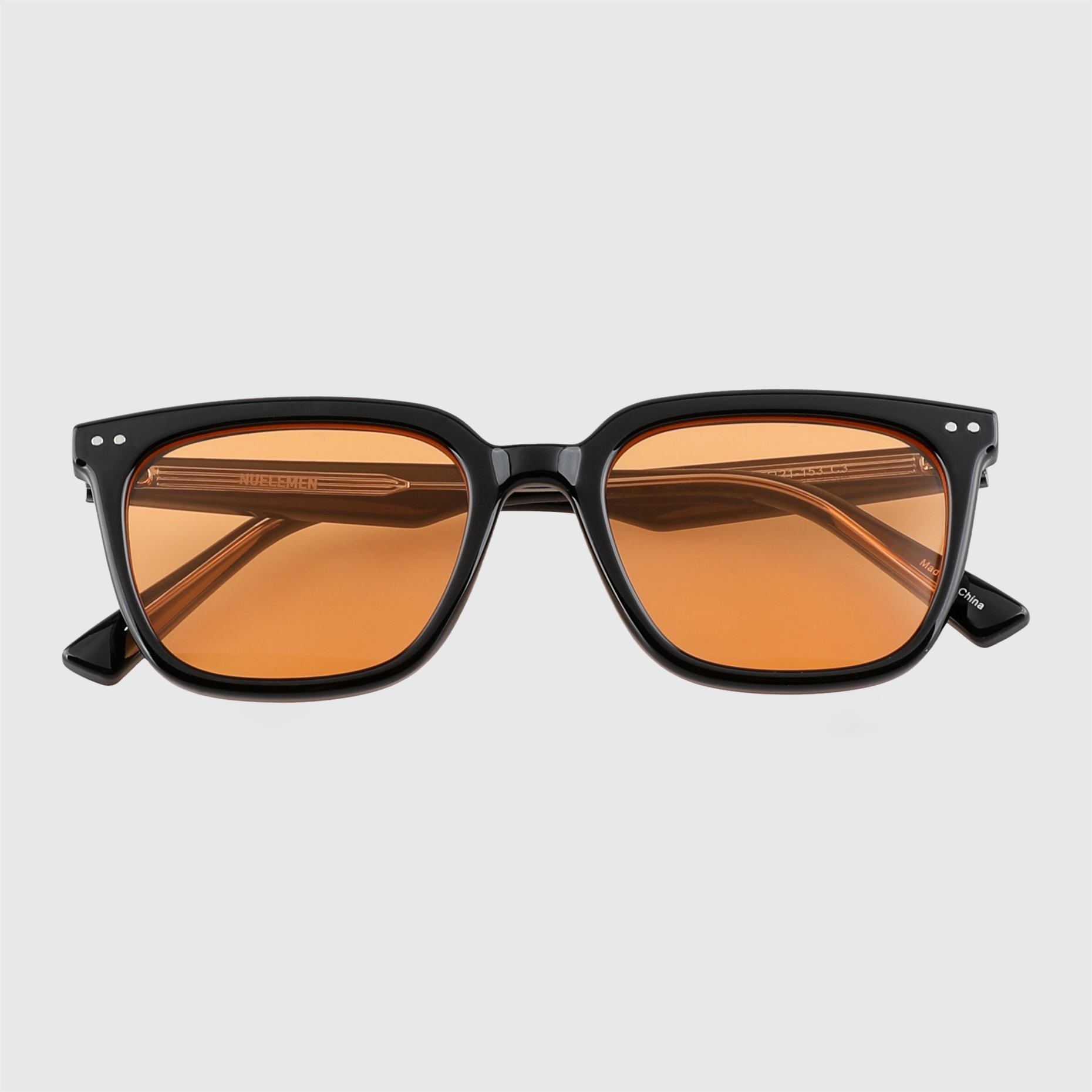 누엘레맨 자외선 차단 여행 패션 틴트 사각 뿔테 선글라스 29,900원