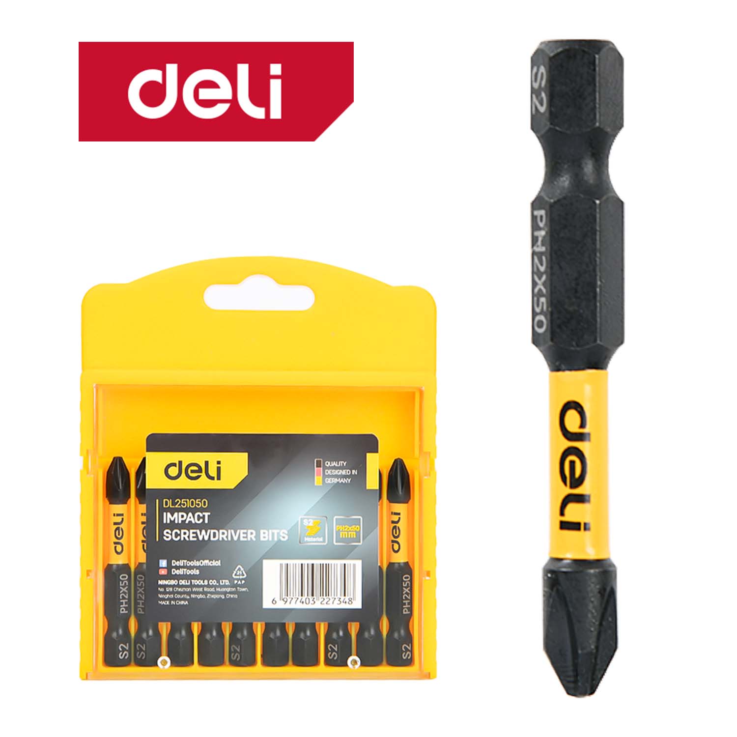 델리툴즈 단면 블랙 토션 비트 50mm (EDL251050), 1개 9,900원