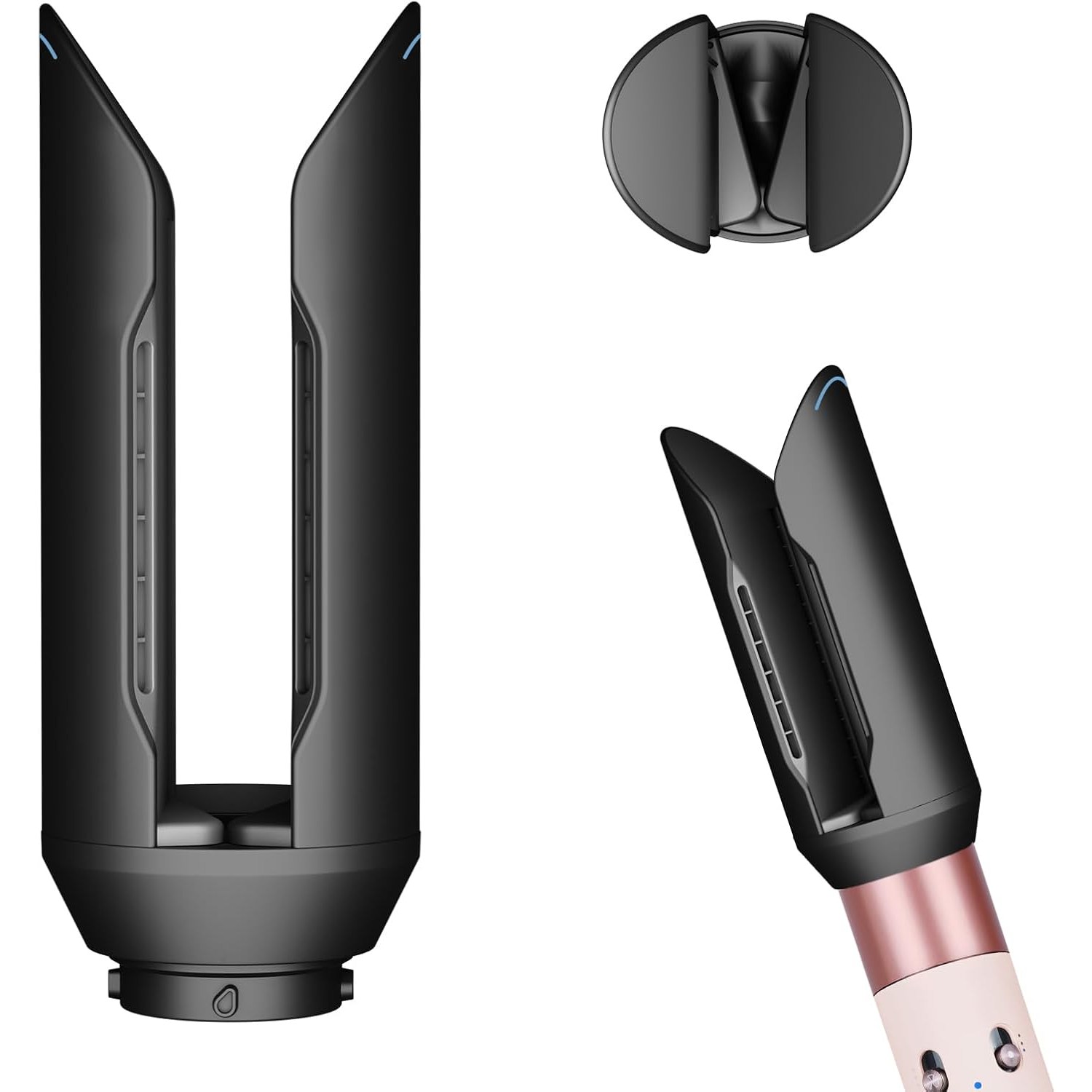 다이슨 에어랩 HS01 HS05 HS08을 위한 업그레이드된 헤어 스트레이트너 부착물, 컬리 콜리 습식에서 매끄럽고 매끄러운 윤기 있는 머릿결로 에어랩을 위한 부드러운 공기 흐름, 블랙 115,000원