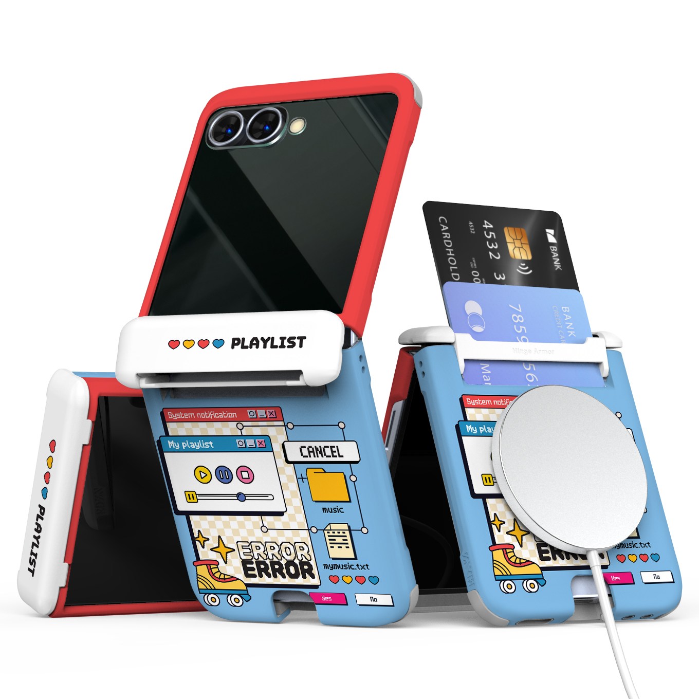 이디즌 갤럭시 Z플립 케이스 맥세이프 지원 레트로 디자인 슬림 카드 2장 수납 힌지보호 충격방지 플립7 6 5 26,900원