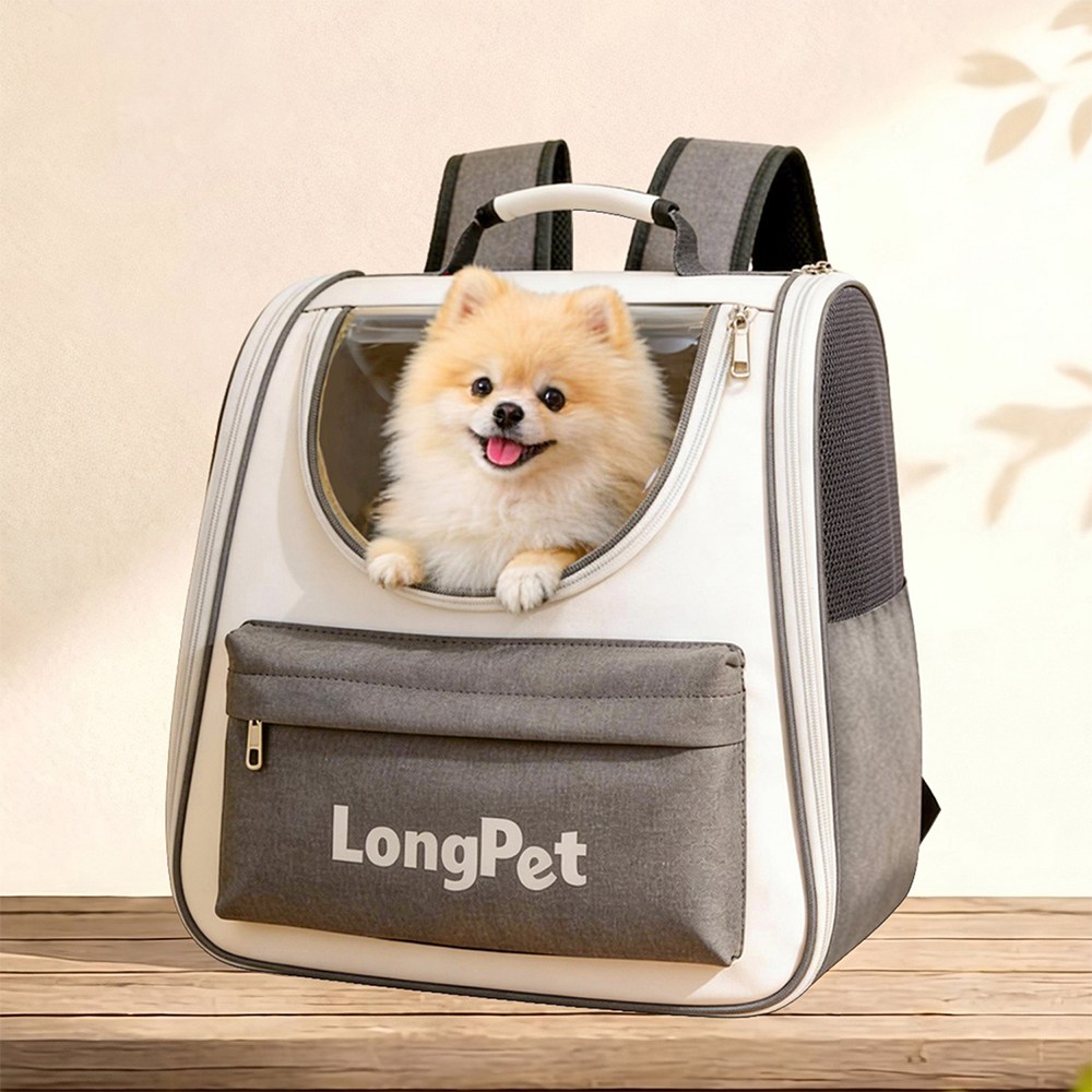 롱펫 강아지 고양이 백팩 휴대용 메쉬 이동가방, GRAY, 1개 16,900원