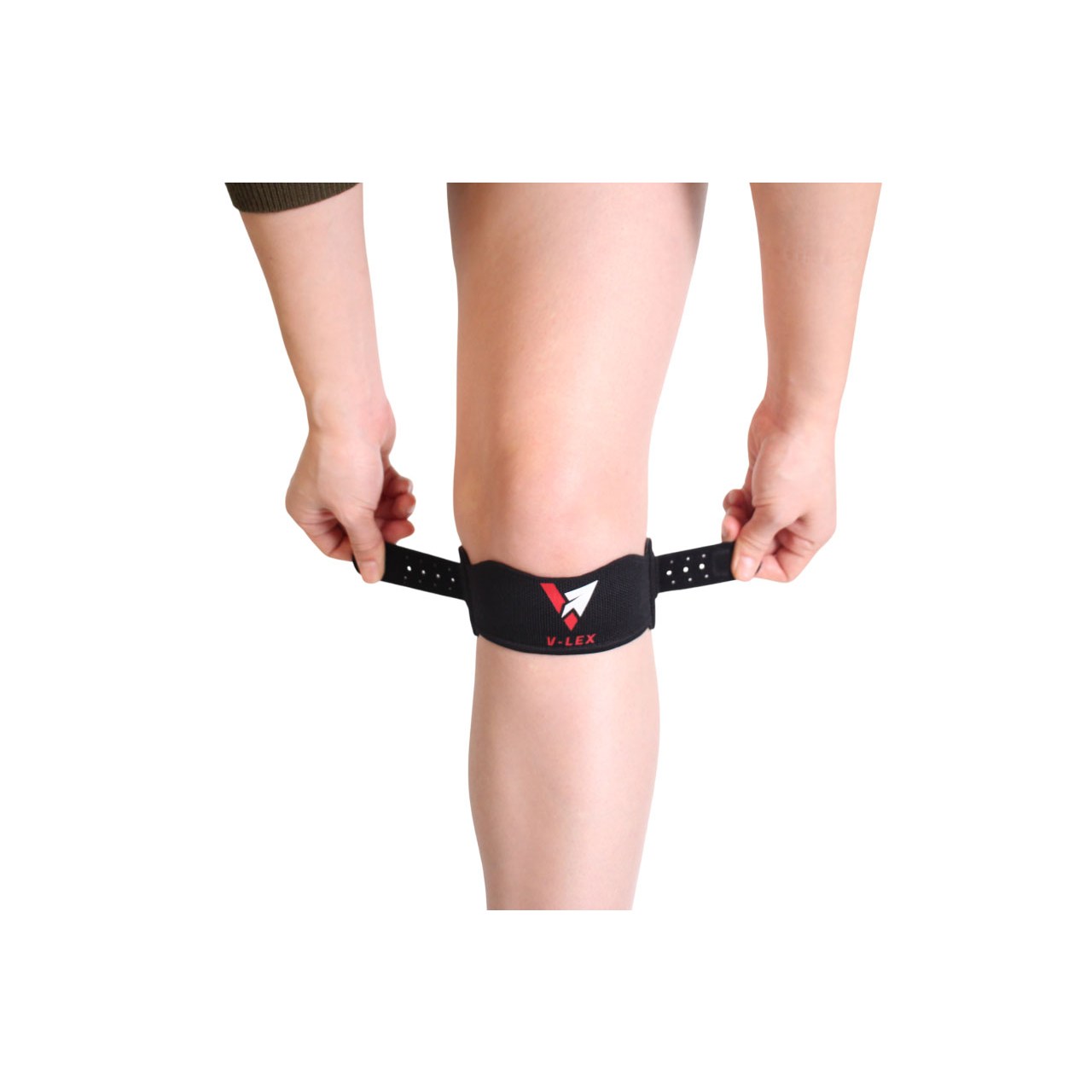 브이렉스 무릎보호대 VK-밴드플러스 러닝 밴드 무릎 연골 관절 배드민턴 등산 트레킹 테니스, black, 1개 22,000원