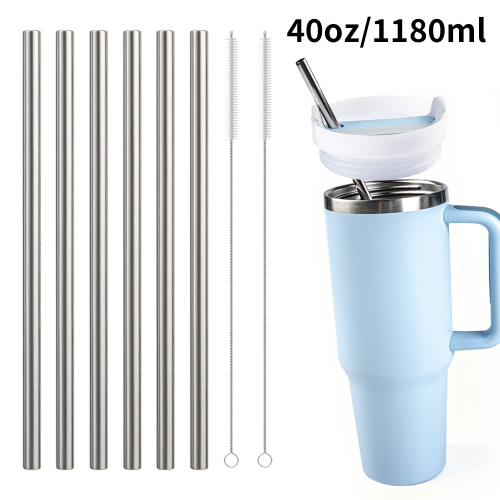 LJL 스탠리 스타벅스 텀블러 호환 스텐(304) 빨대6p+세척솔 2p 세트, 1세트, 1180세트 5,900원