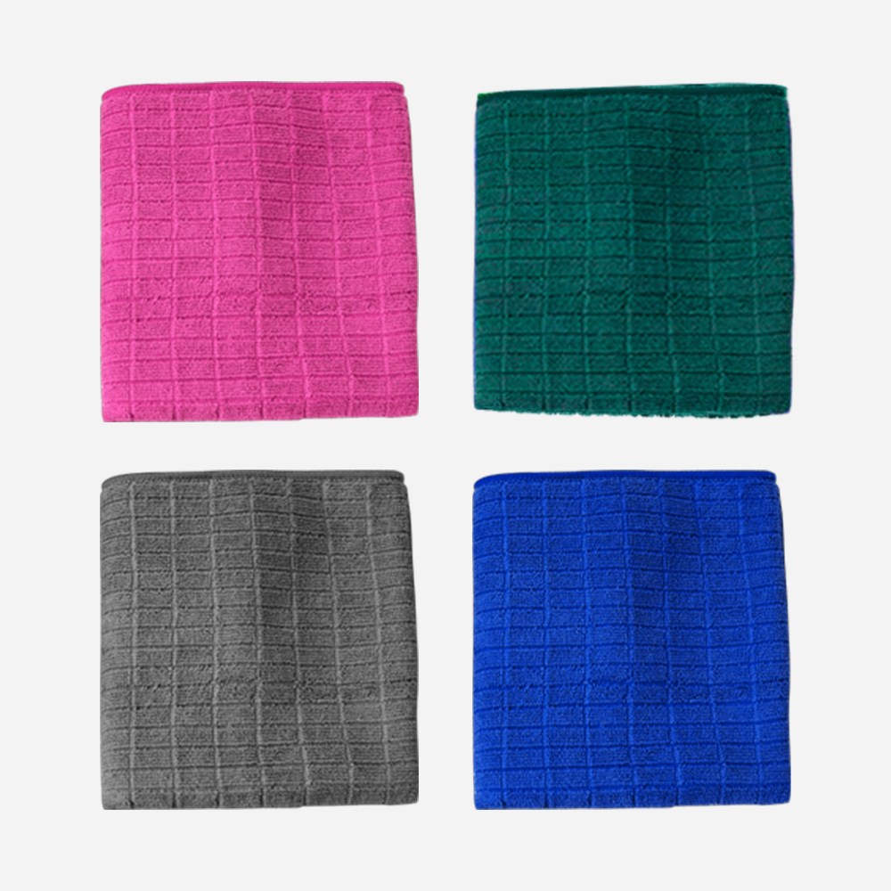 월드크린 극세사 바둑 행주 30x40 5장 다용도 크리너 타올 걸레, 5매 5,900원