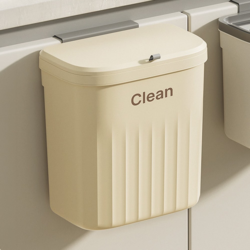 캐쉬캔버스 8.5L 싱크대 공중부양 쓰레기통 휴지통 무타공 벽걸이, 베이지(Beige) 13,000원