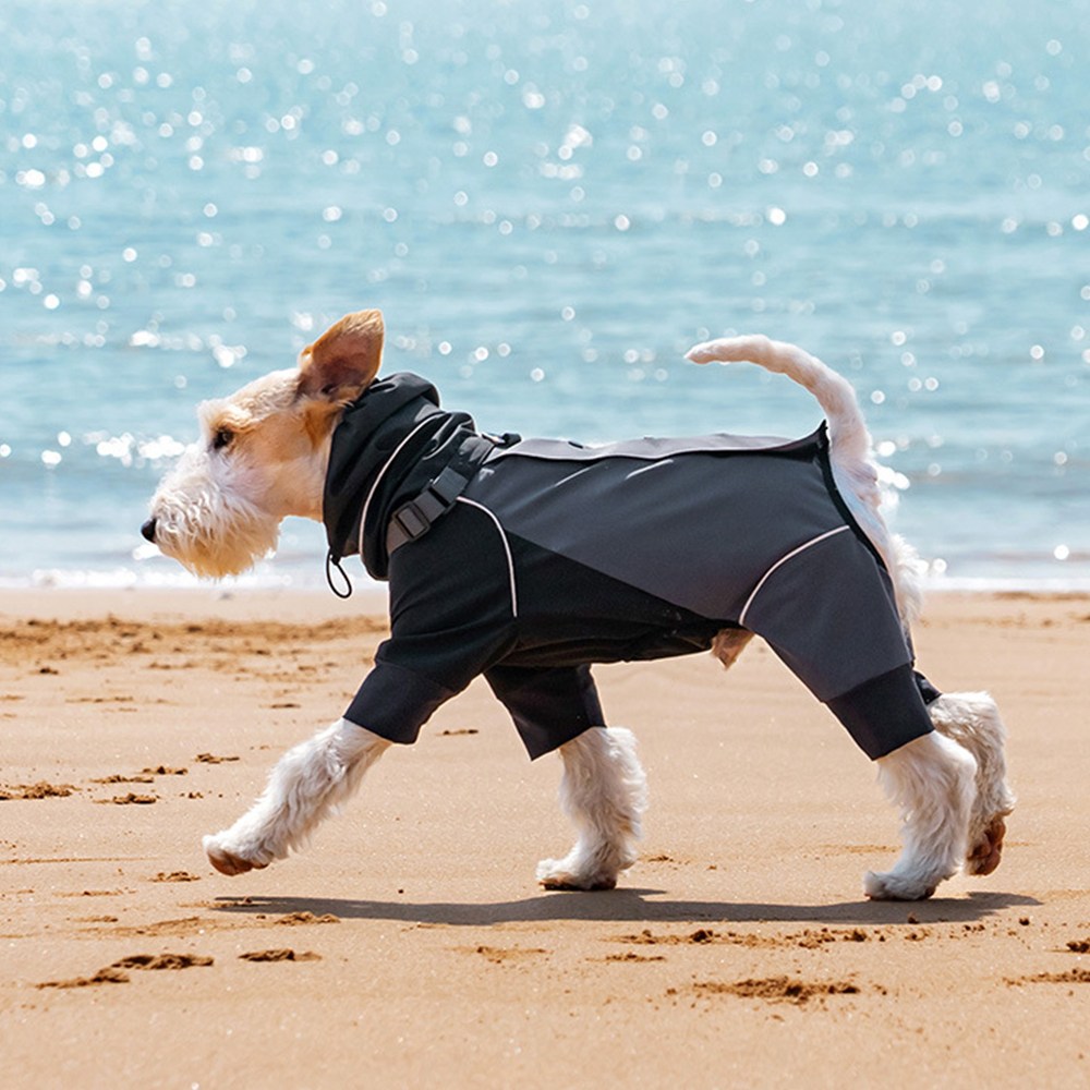 담다펫 강아지 전신우비 비옷 레인코트 캠핑옷 아웃도어, 1개, 다크 그레이 39,900원