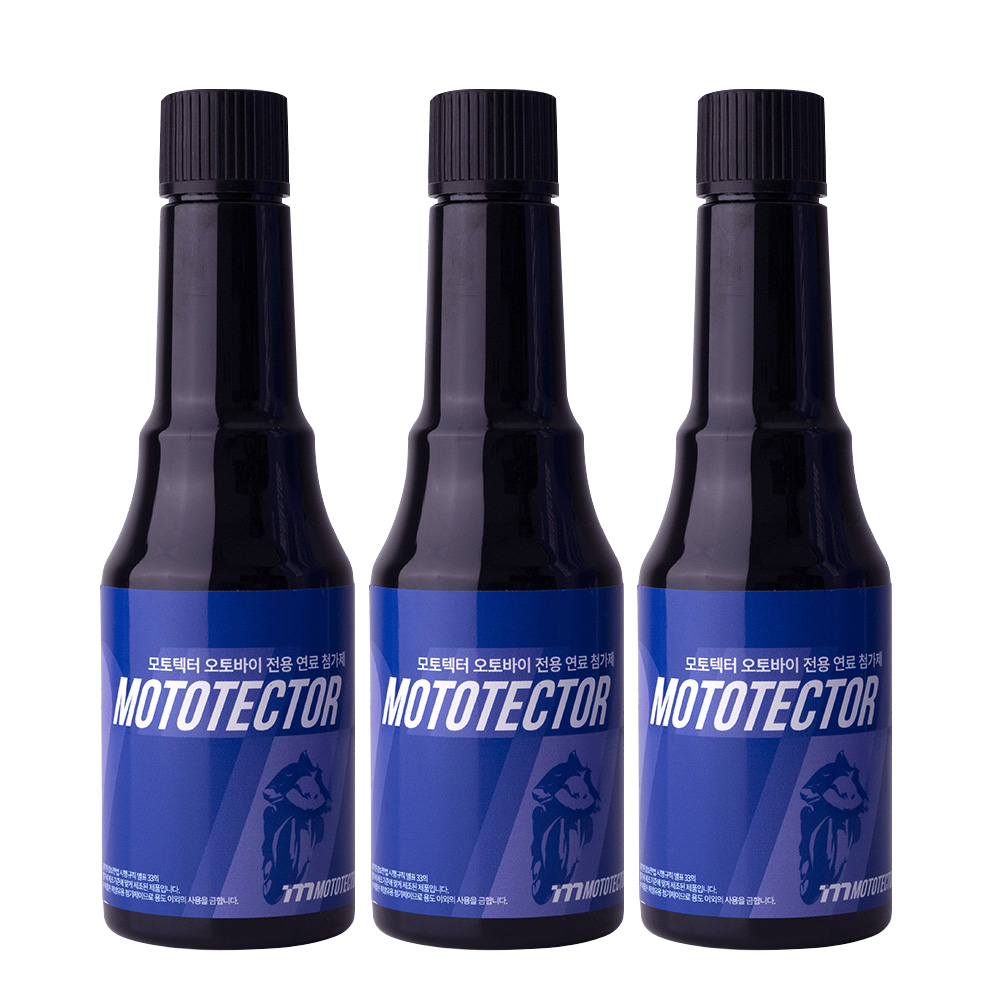 오토바이 연료첨가제 바이크 스쿠터 매연감소 연비개선 수분제거제 모토텍터 100ml, 3개 27,000원