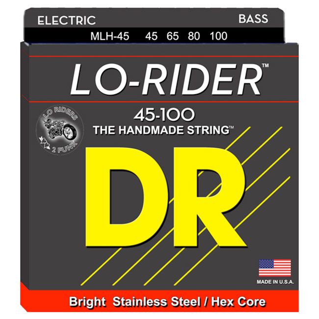 DR - Lo-Rider Stainless Steel Bass Medium-Light  스테인레스 4현 베이스 스트링 045-100 43,000원