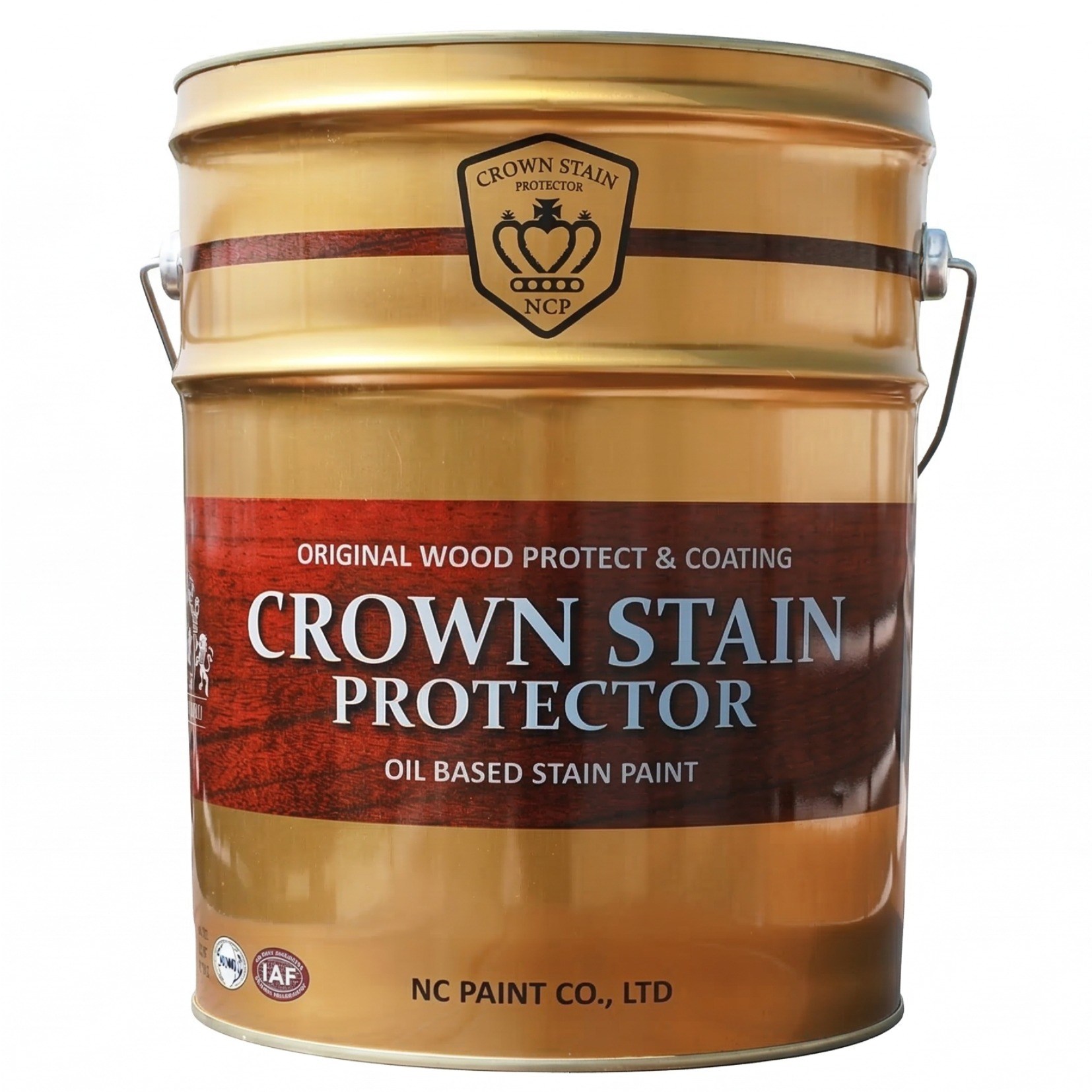 크라운 오일스테인 데크 방부 발수 목재 코팅제, 투명, 1개, 16L 75,800원