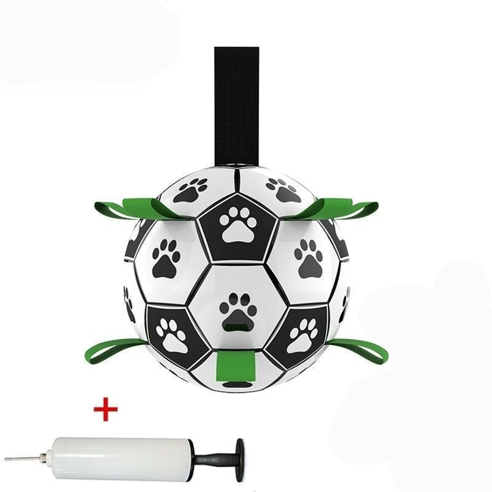 오브펫 강아지 축구공 터그놀이 장난감 15cm 펌프 포함 10,000원