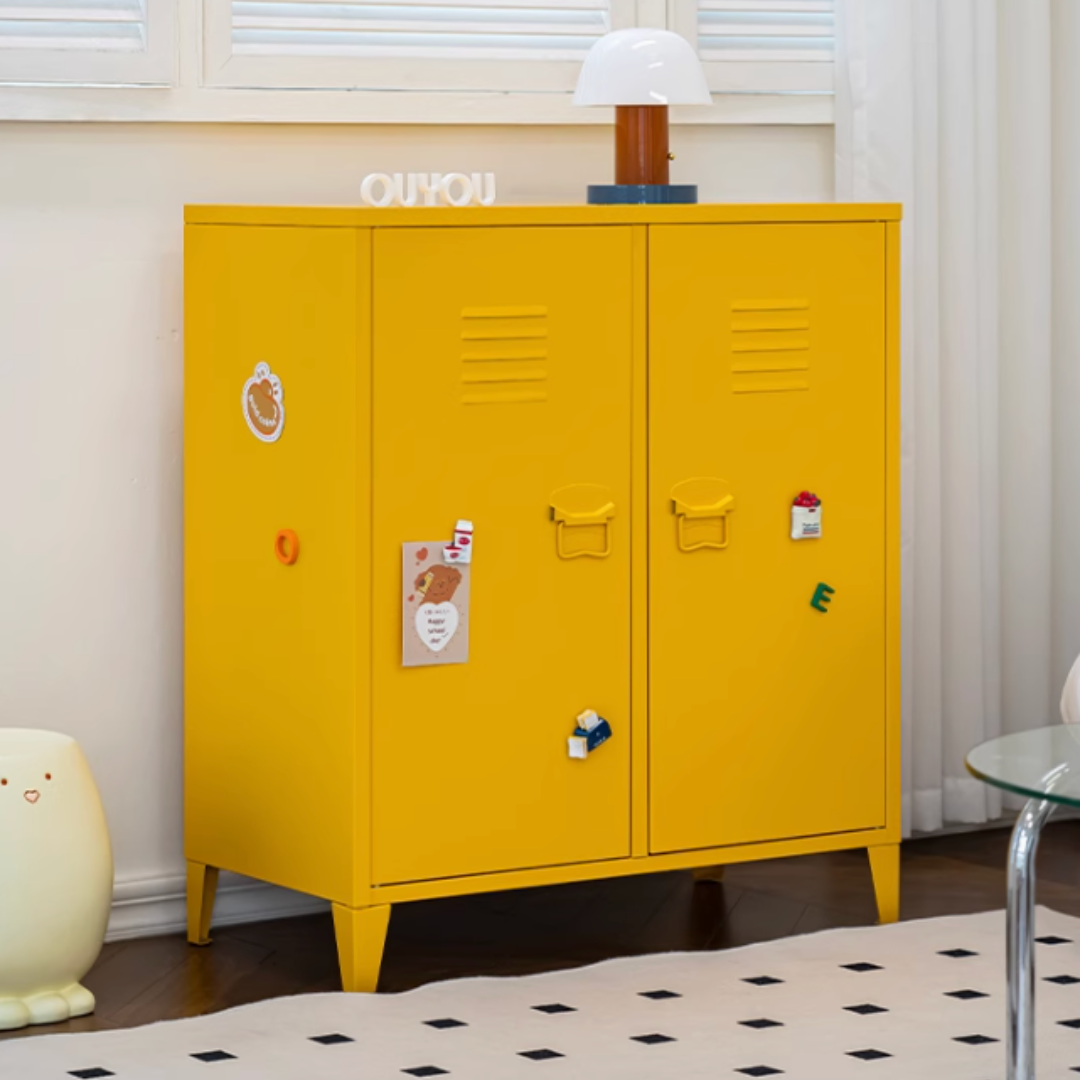 이센시아 모던 철제캐비넷 사물함 락카장 캐비닛 미니사물함, 2단, 옐로우 200,000원