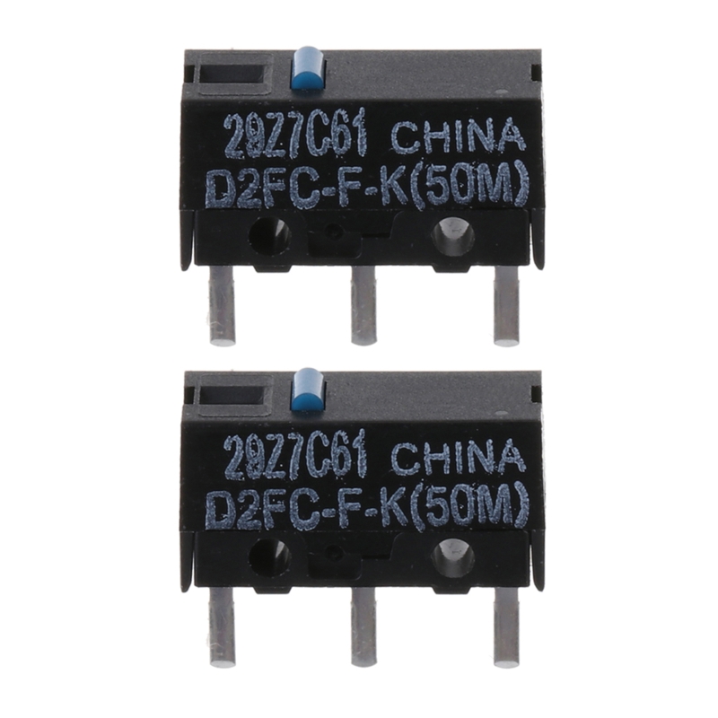 2pcs/10pcs 원래 마우스 마이크로 스위치 마이크로 버튼 블루 도트 D2FC-F-K 스위치 50million D2FC-F 7N 7,180원
