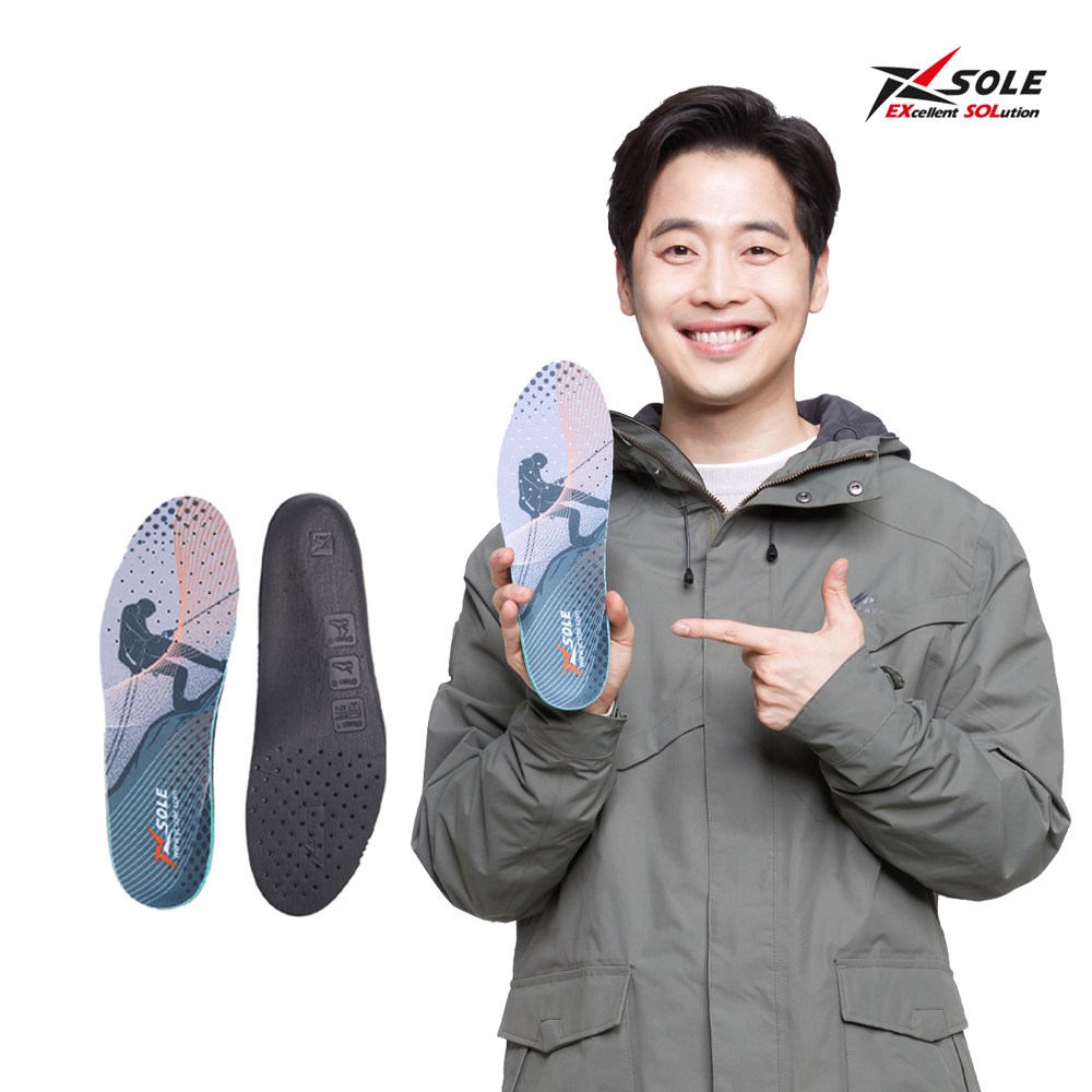엑스솔 하이킹 등산 인솔 기능성 신발 평발 깔창, 1개 54,900원