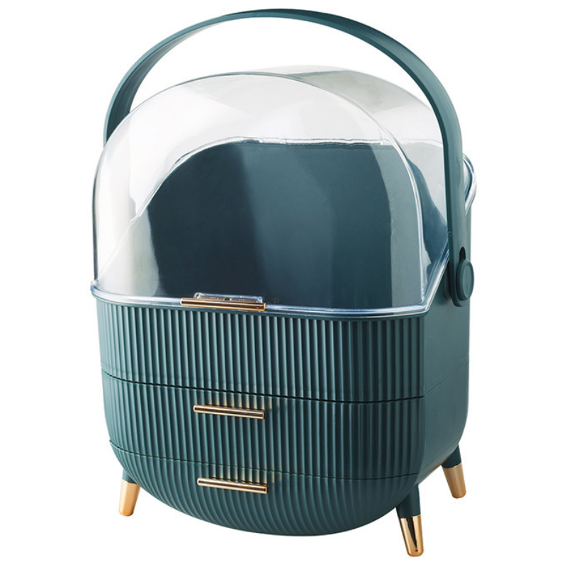 에브리샤인 화장대 화장품 정리함, 그린, 1개 28,900원