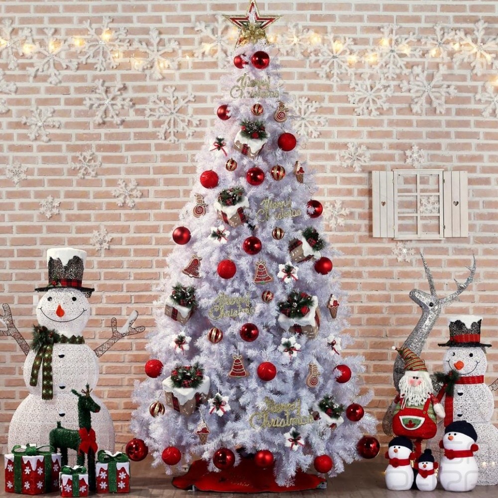 마리사라 크리스마스 선물 화이트 트리 풀세트 300cm 행사용트리 1,056,100원