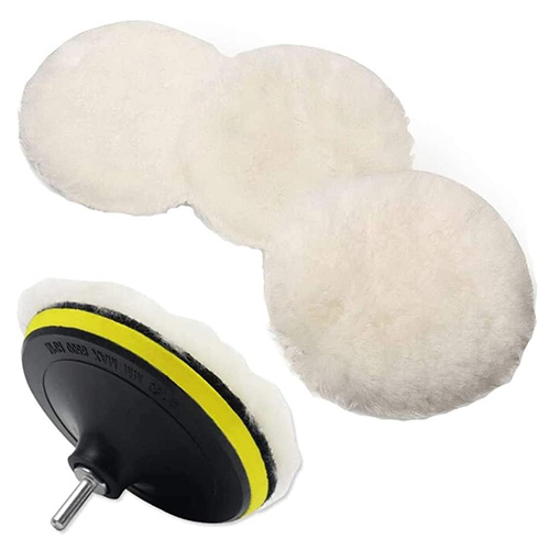 올커버 광택 양모 폴리싱 패드 4종 + 백업 패드 세트, 80mm 7,900원