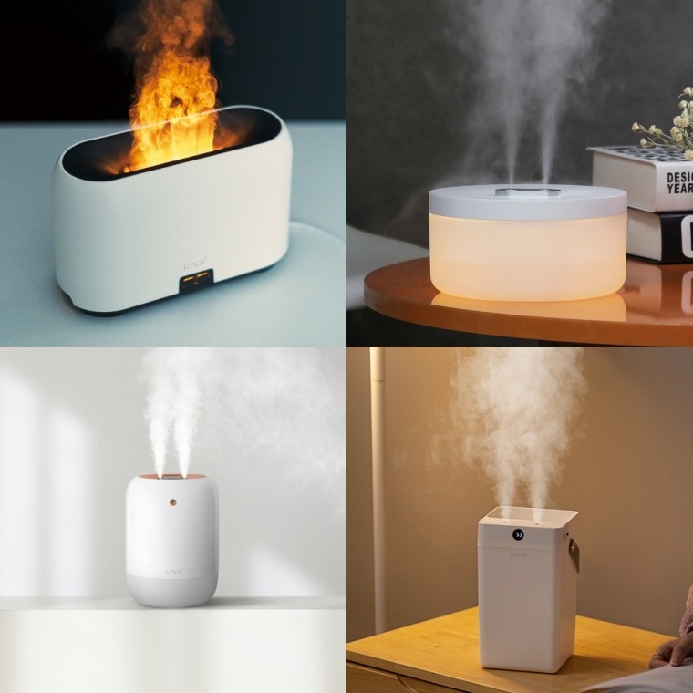 [쫑쫑이의 HARU] 카푸/엑티몬/스마텍 가습기/공기청정기 모음 (미니 무드등 듀얼 USB 무선 LED), 원컬러, 04. 불멍 모닥불 가습기 38,600원