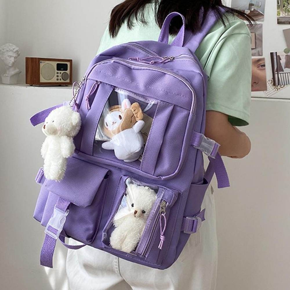 가벼운 책가방 초등 학생 백팩 학원 신학기 여행 소풍 데일리 가방 4 컬러 27,000원