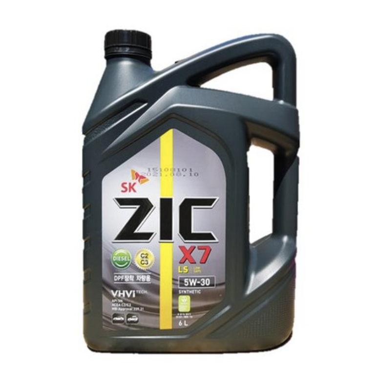 ZIC X7 LS 5W30 6L 디젤 엔진오일, 1개, @ 지크 X7 LS 5W30_6L @, 5w30, 현재가 50,000원