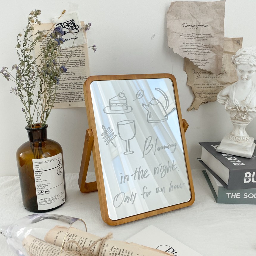 케이트가든 자체제작 원목 벽걸이 화장대 탁상 거울 12,700원