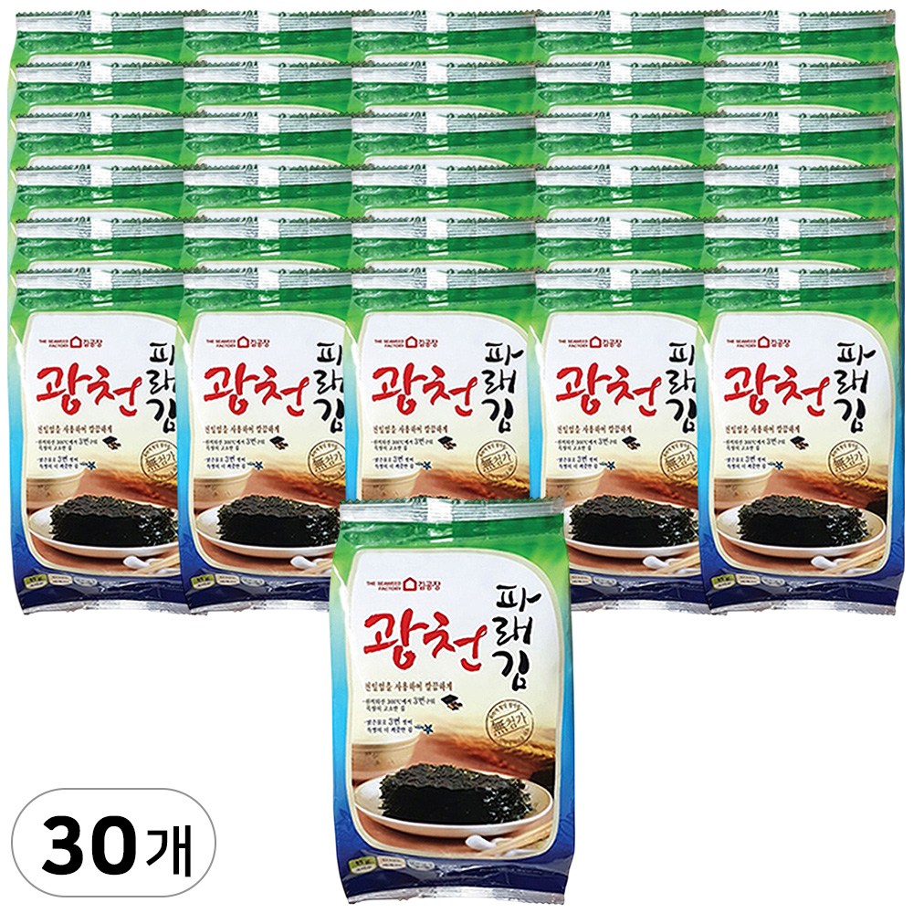 광천김공장 파래 식탁김 11g, 30개, 11g 27,500원