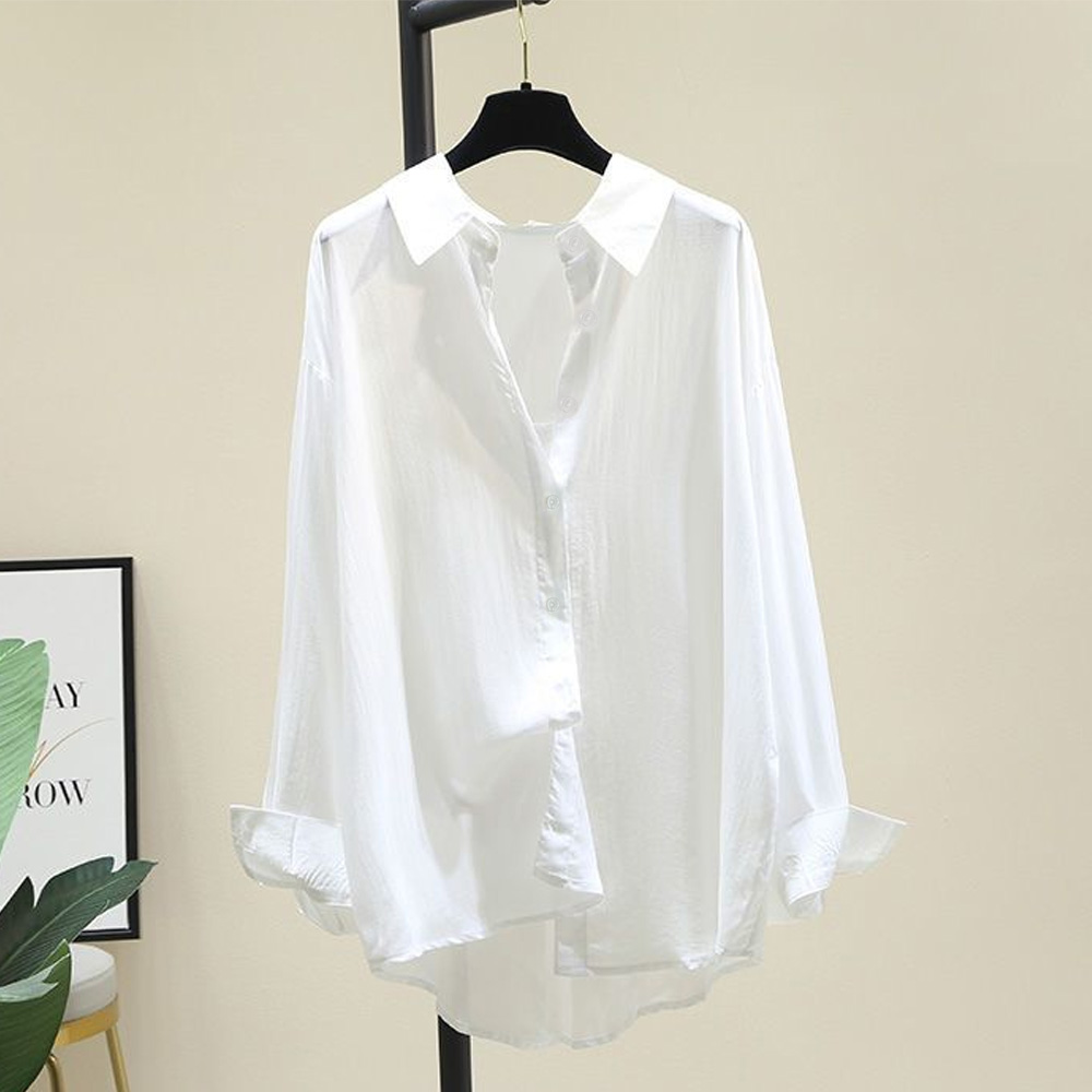 후암마켓 여성 루즈핏 자외선 차단 살탐방지 긴팔 셔츠 14,800원