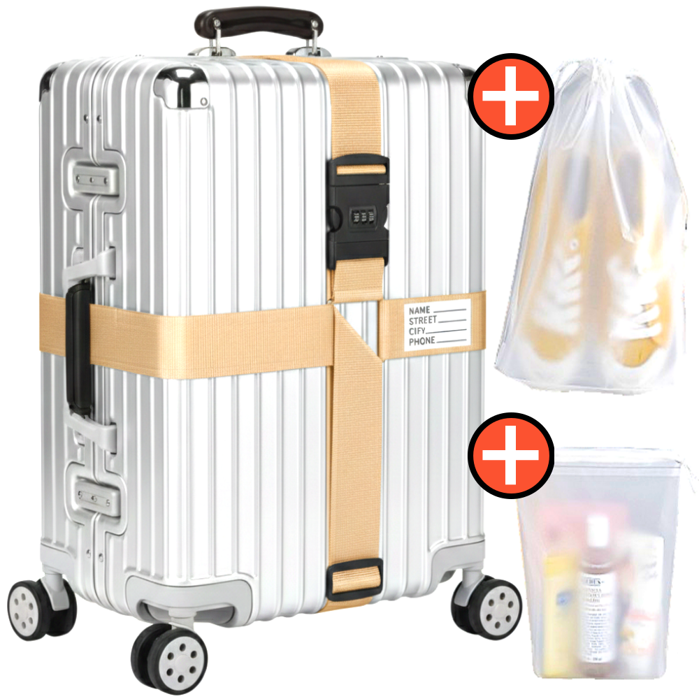 스마일플로우 강력 튼튼한 프리미엄 자물쇠 캐리어 잠금 벨트 스트랩 14,900원