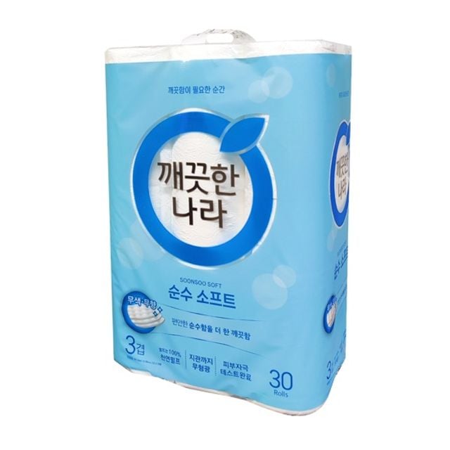 깨끗한나라 순수 소프트 롤 화장지 3겹 30m 60롤_187999EA 65,560원