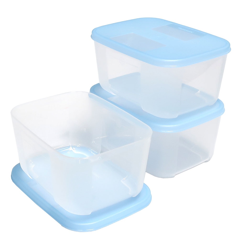 Living 타파웨어 냉동실 밀폐용기 700ml 3개 세트 냉동실 신선도유지 공간절약 간마늘보관 51,000원