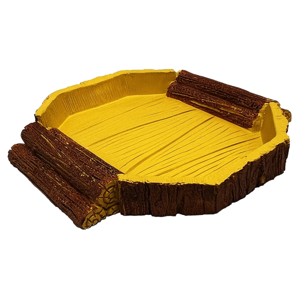 노모이펫 파충류 양서류 레진 먹이접시 투스텝 라운드 16 x 15 x 2.5 cm NS-37, 혼합색상, 1개 10,000원