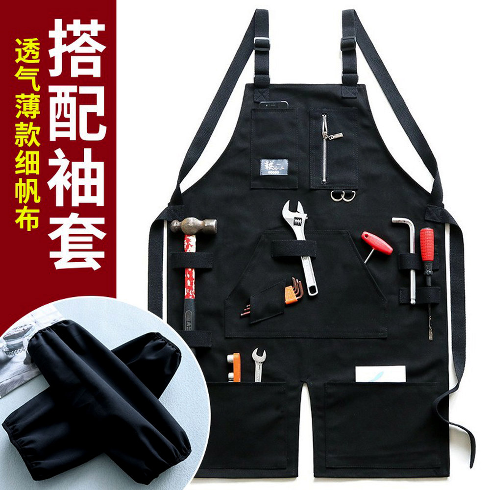 작업용 앞치마 두꺼운 방수 성인용 요리 패션 포켓 가지치기 바버샵 카페 모델 남녀 작업복 30,900원