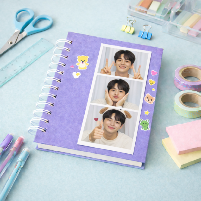 데일리베러 한권에정리 접착식 포토앨범, 네이비 13,000원