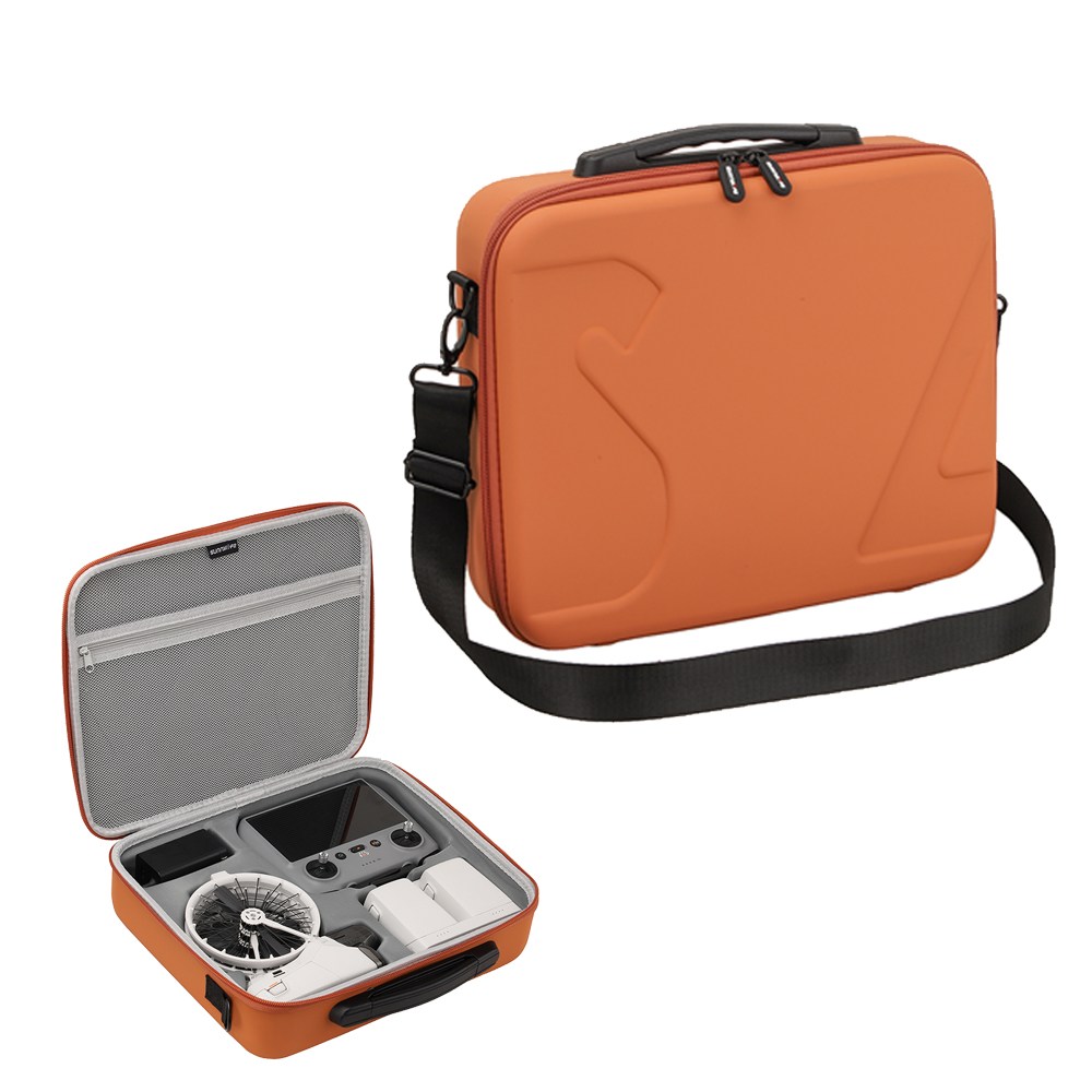 써니라이프 DJI 플립 콤보케이스(PU Leather Ver.) 드론 보호 수납 가방 악세사리(드론 미포함), 오렌지, 1개 28,900원