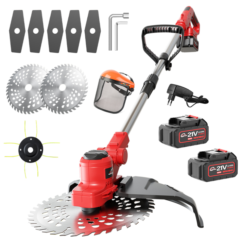 YUON 21V 무선 충전식 예초기 전기 휴대용 제초기 강력 잔디깍는기계 풀세트, 1개 199,000원