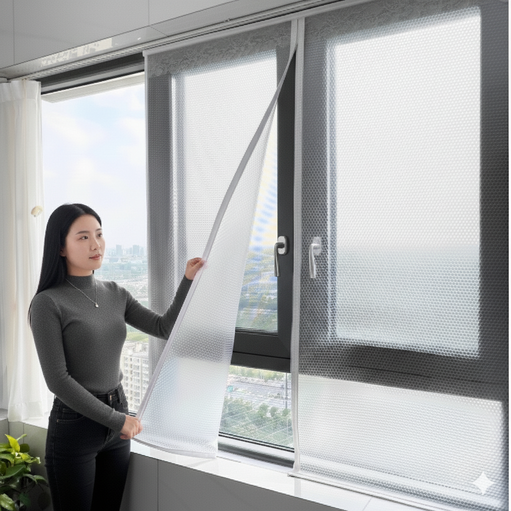 3초쿨 창문전용 프리미엄 단열 벨크로뽁뽁이 간편설치 28,900원