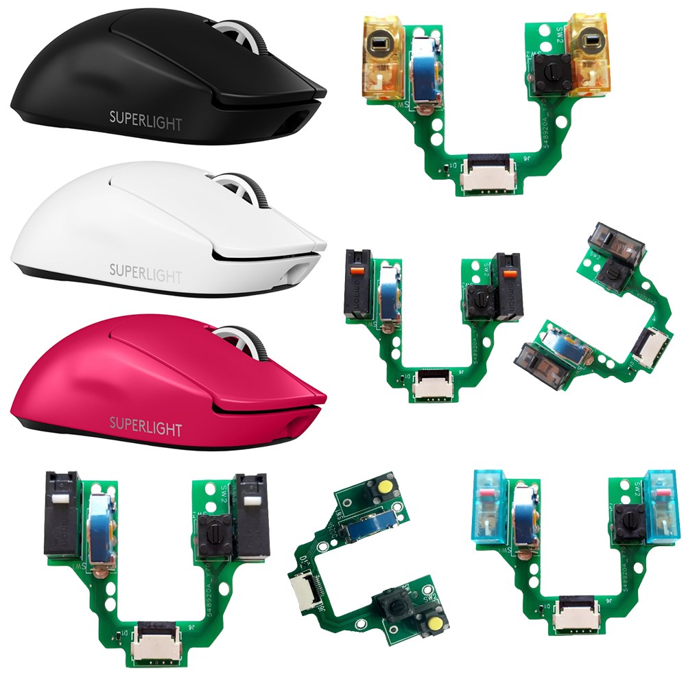 로지텍 지슈라2-G PRO X 슈퍼라이트2 마우스 클릭 스위치 부품 납땜X 옴론 OMRON 핫스왑 교체방식 더블클릭 수리 닛산 kailh OMRON 13,000원