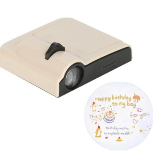 홈파티 생일빔 배경조명 포토존 미니빔 프로젝터 케익, 현재가 4,500원