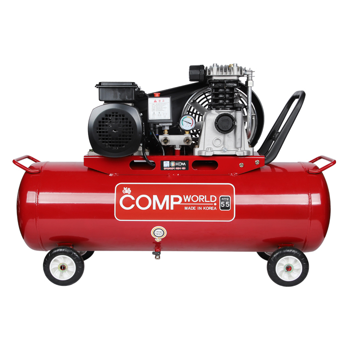 콤프월드 CWS55 시리즈 휴대용 콤프레샤 5.5마력 탱크용량 25L 40L 50L 80L 120L 철탱크, 1개 731,500원